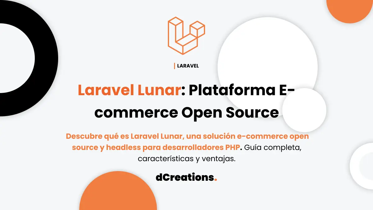Laravel Lunar: Plataforma E-commerce Open Source con Laravel PHP