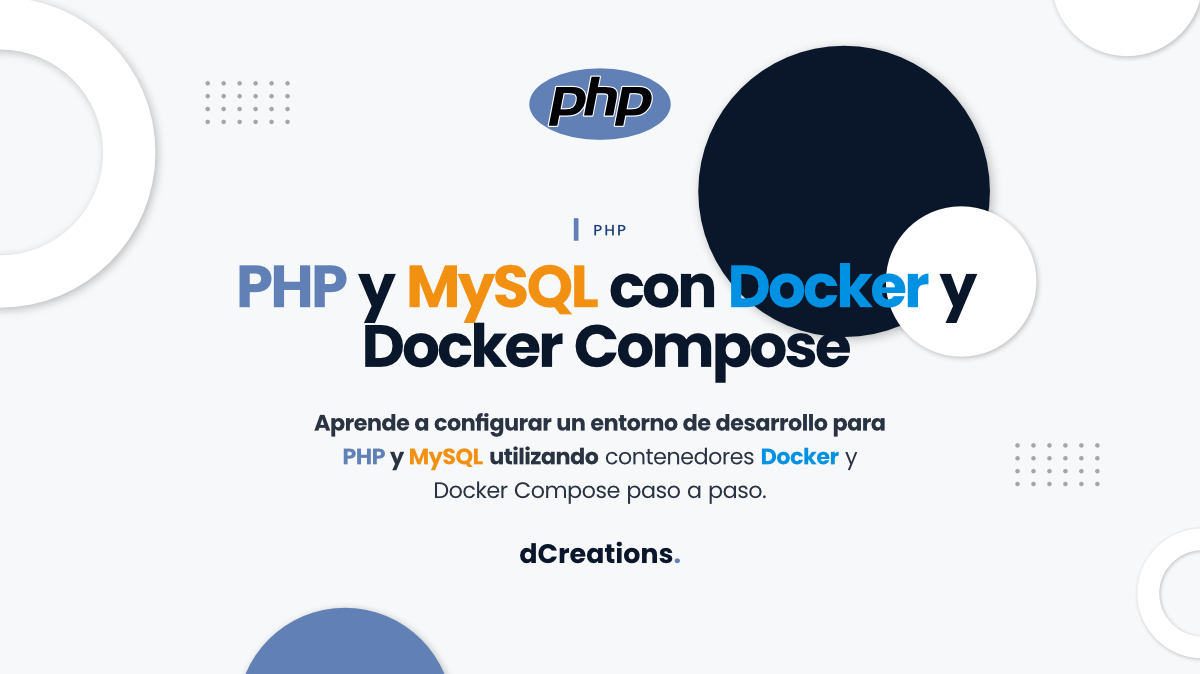 PHP y MySQL con Docker y Docker Compose