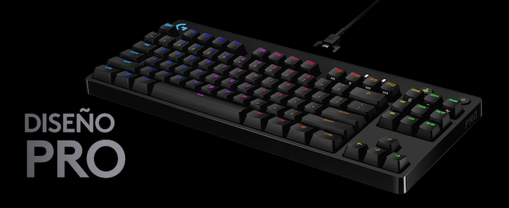 Imagen del teclado mecánico para programar Logitech G Pro X Mechanical Gaming Keyboard
