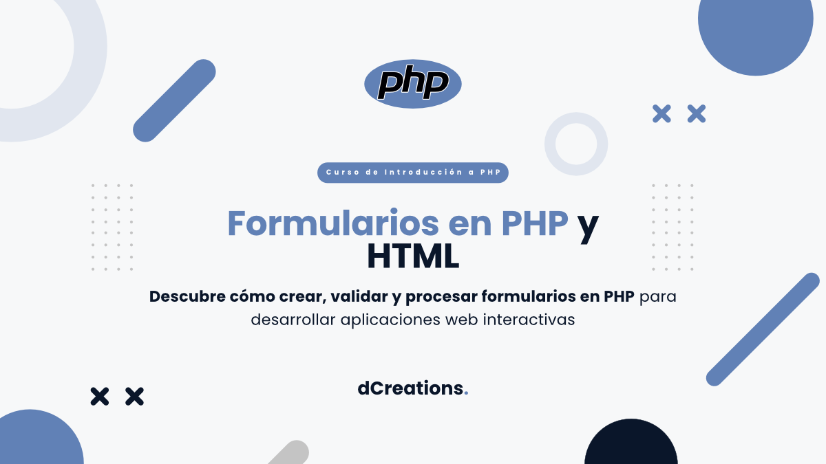 Formularios en PHP y HTML