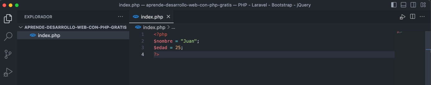 Variables PHP