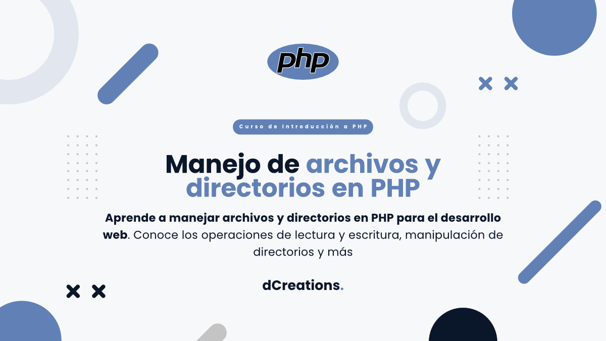 Manejo de archivos y directorios en PHP