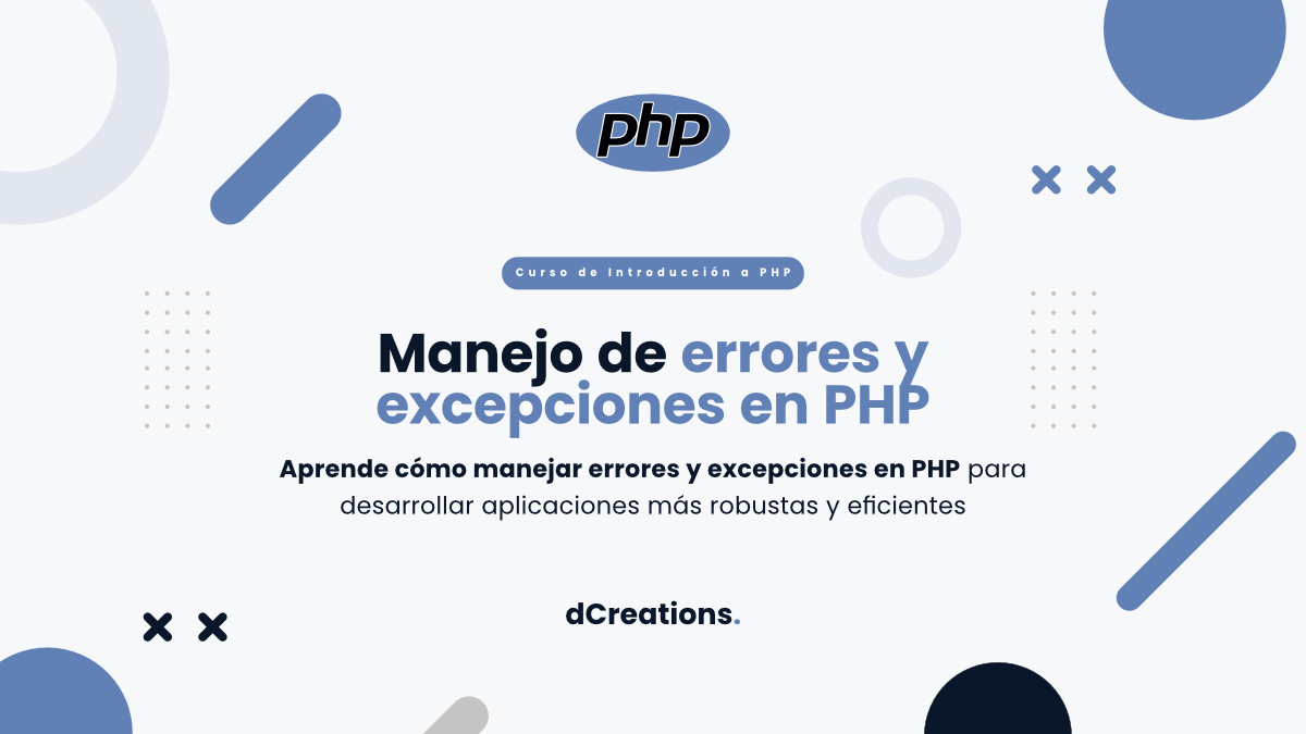 Manejo de errores y excepciones en PHP