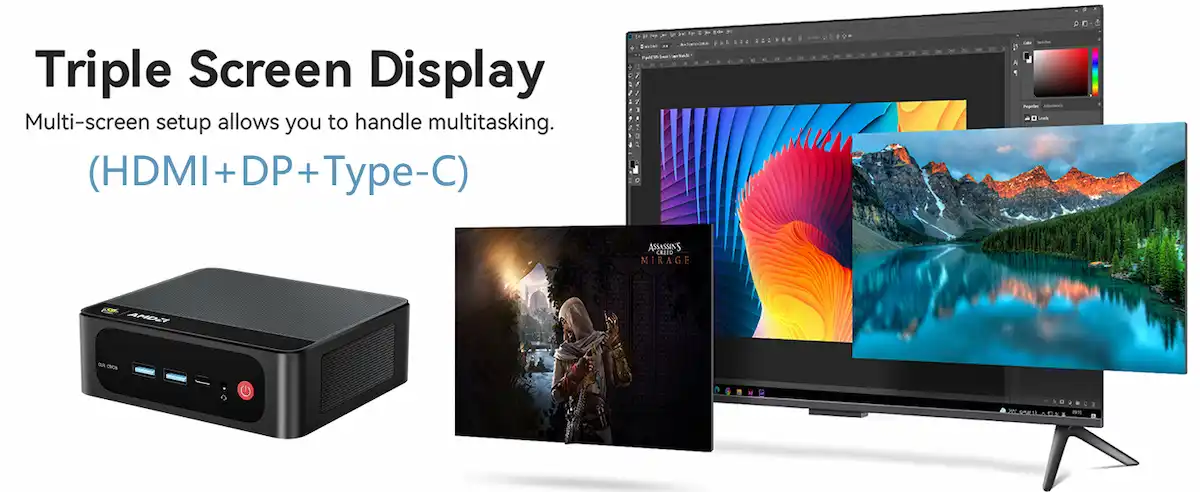 Ver Ficha del Producto Beelink SER5 Pro Mini PC - AMD Ryzen 7 5800H