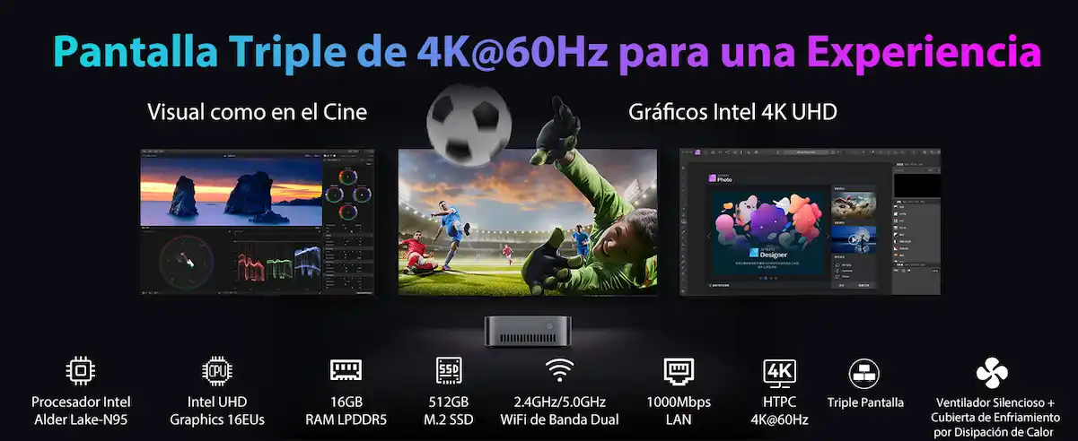 Ver Ficha del Producto Blackview MP80 Mini PC Intel 12th N95