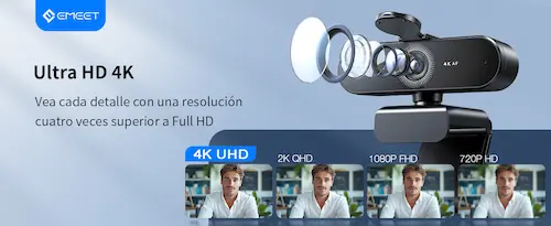 Ver EMEET Webcam Nova 4K