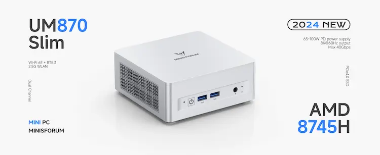 Ver MINISFORUM UM870 Slim